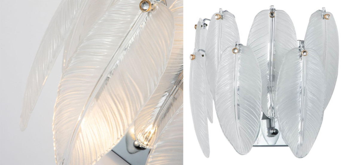 Бра Bud Petals Wall Lamp Chrome