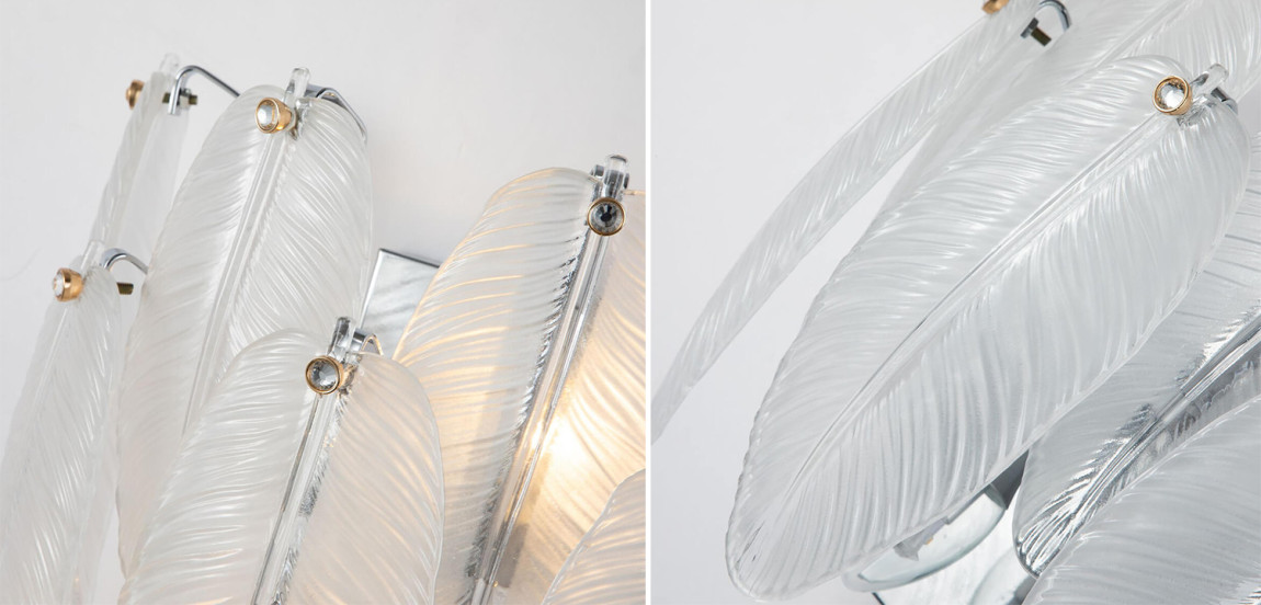 Бра Bud Petals Wall Lamp Chrome
