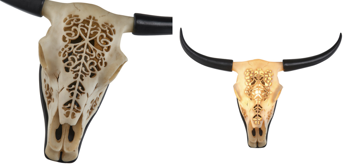 Бра Bull Skull Sconce