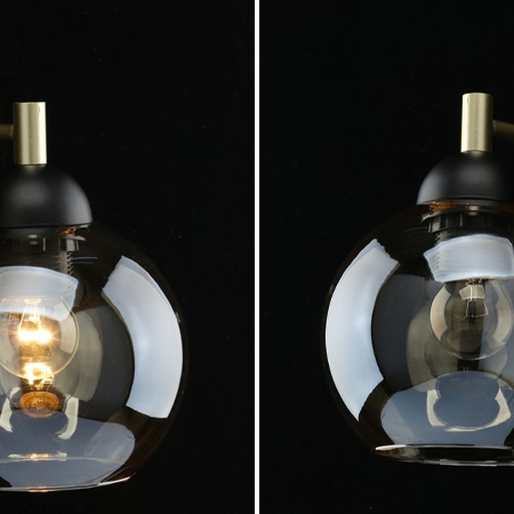Бра c дымчатым стеклом Smoky Sphere
