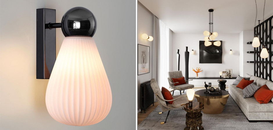 Бра Cappadocia Черно-белое