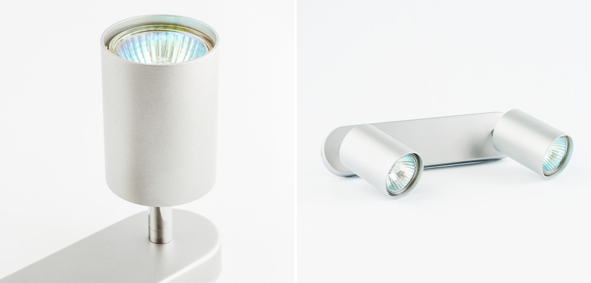 Бра Celis Spot Wall Lamp Duo silver