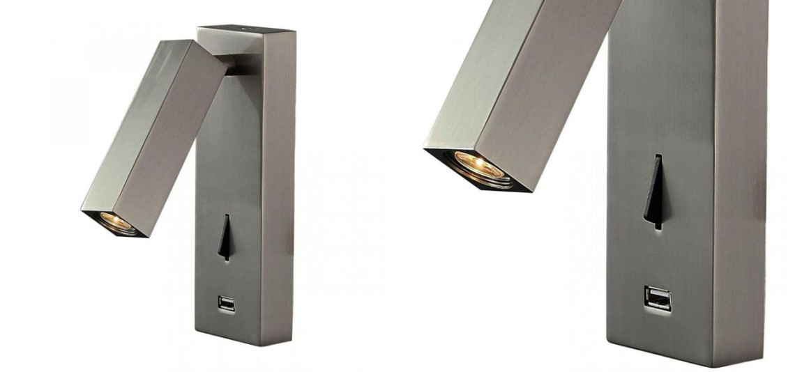 Бра Chelsom WALL LED DOCK Silver USB