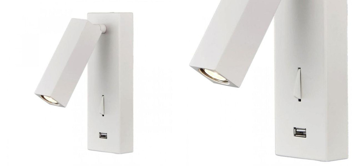 Бра Chelsom WALL LED DOCK White USB
