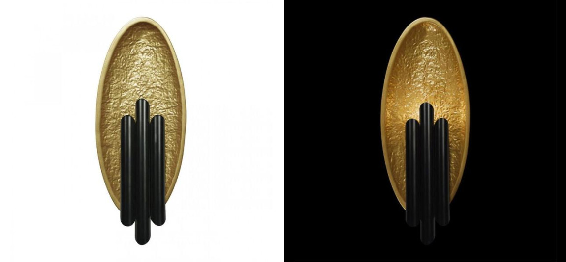 Бра Corrugation Gold 37 см