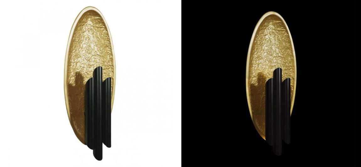 Бра Corrugation Gold 37 см