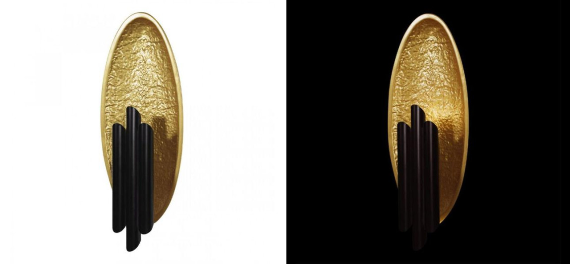 Бра Corrugation Gold 37 см