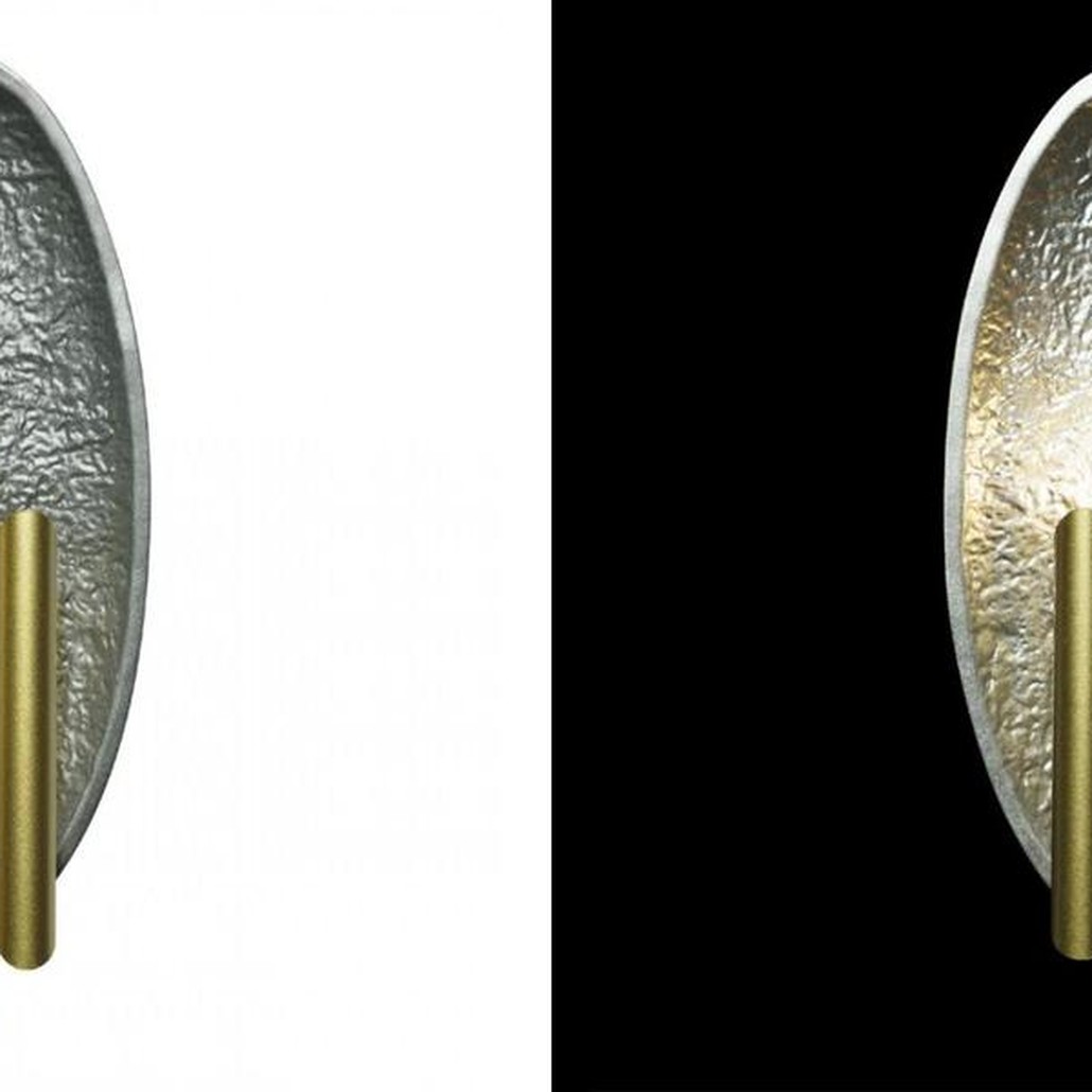 Бра Corrugation Silver 37 см