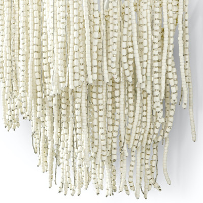 Бра Cream Color Beads Fringe Wall Lamp