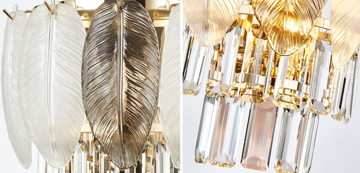 Бра Crystal in Petals Wall Lamp