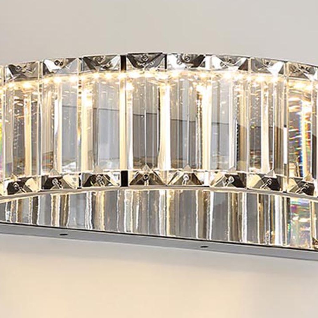 Бра Crystal Shine Linda Chrome Wall Lamp A