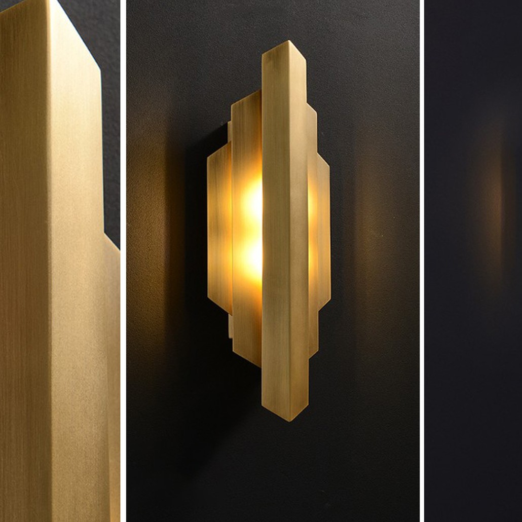 Бра Deco Sconce Vertical Geometric Modern Studio Endo