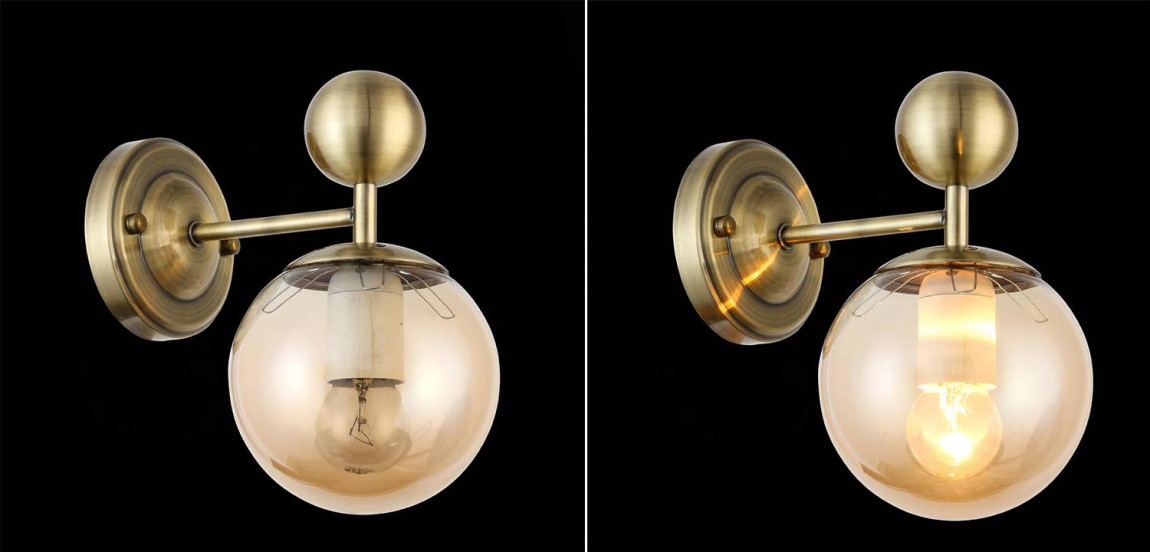 Бра Demian Bronze Wall Lamp