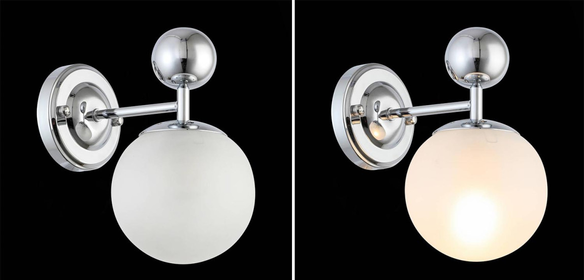 Бра Demian Chrome Wall Lamp