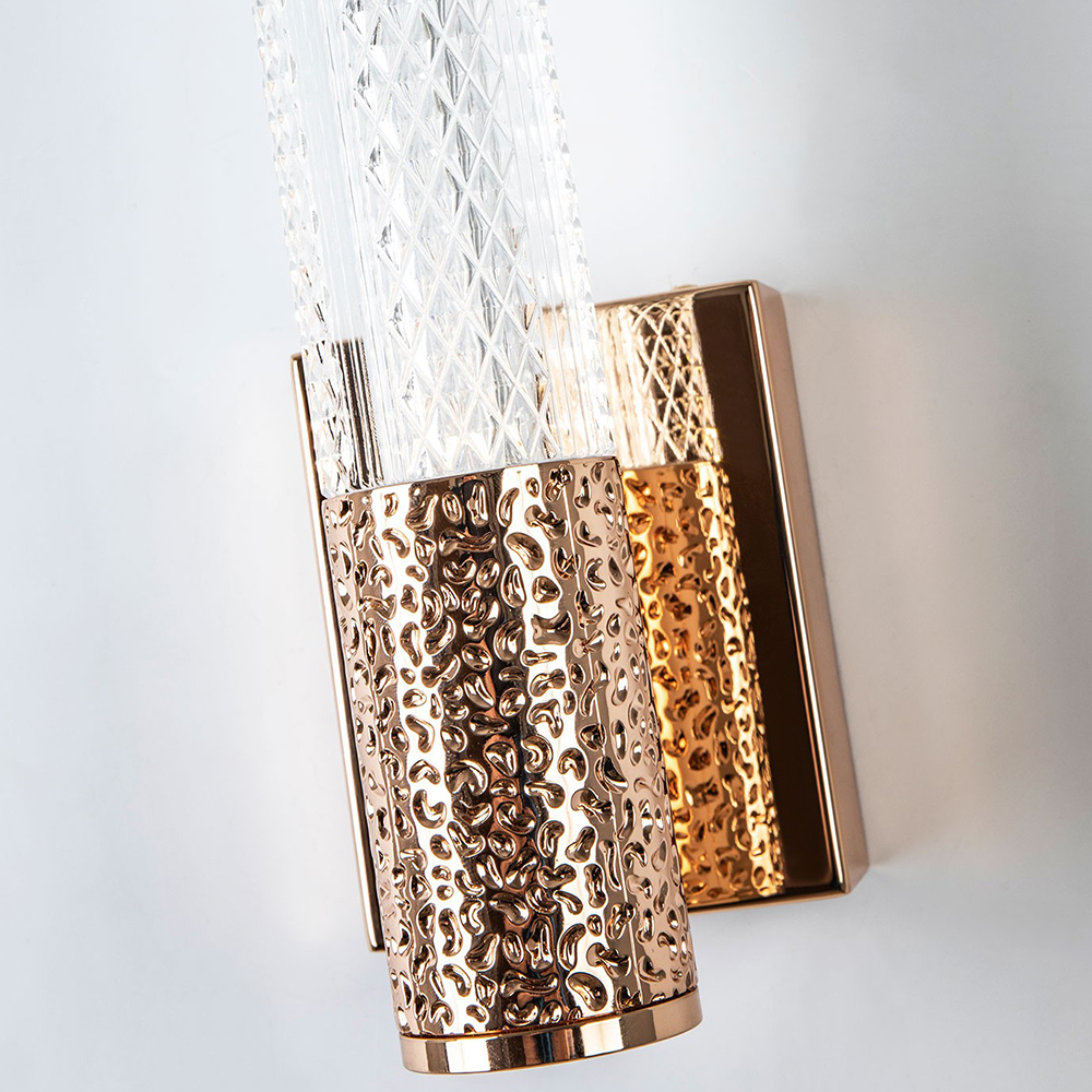 Бра Dew Drops Tube Gold Wall Lamp
