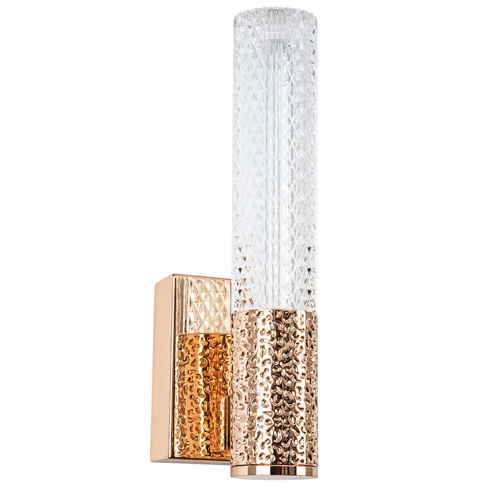 Бра Dew Drops Tube Gold Wall Lamp