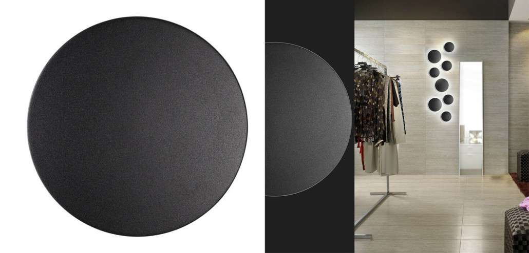 Бра Disco Piatto Black Sconce