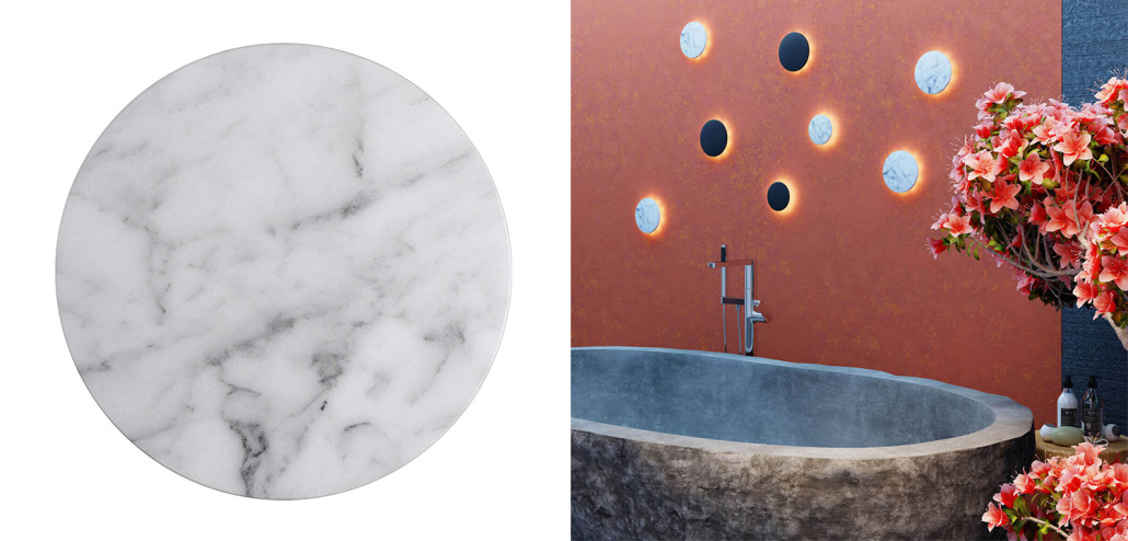 Бра Disco Piatto Marble Sconce