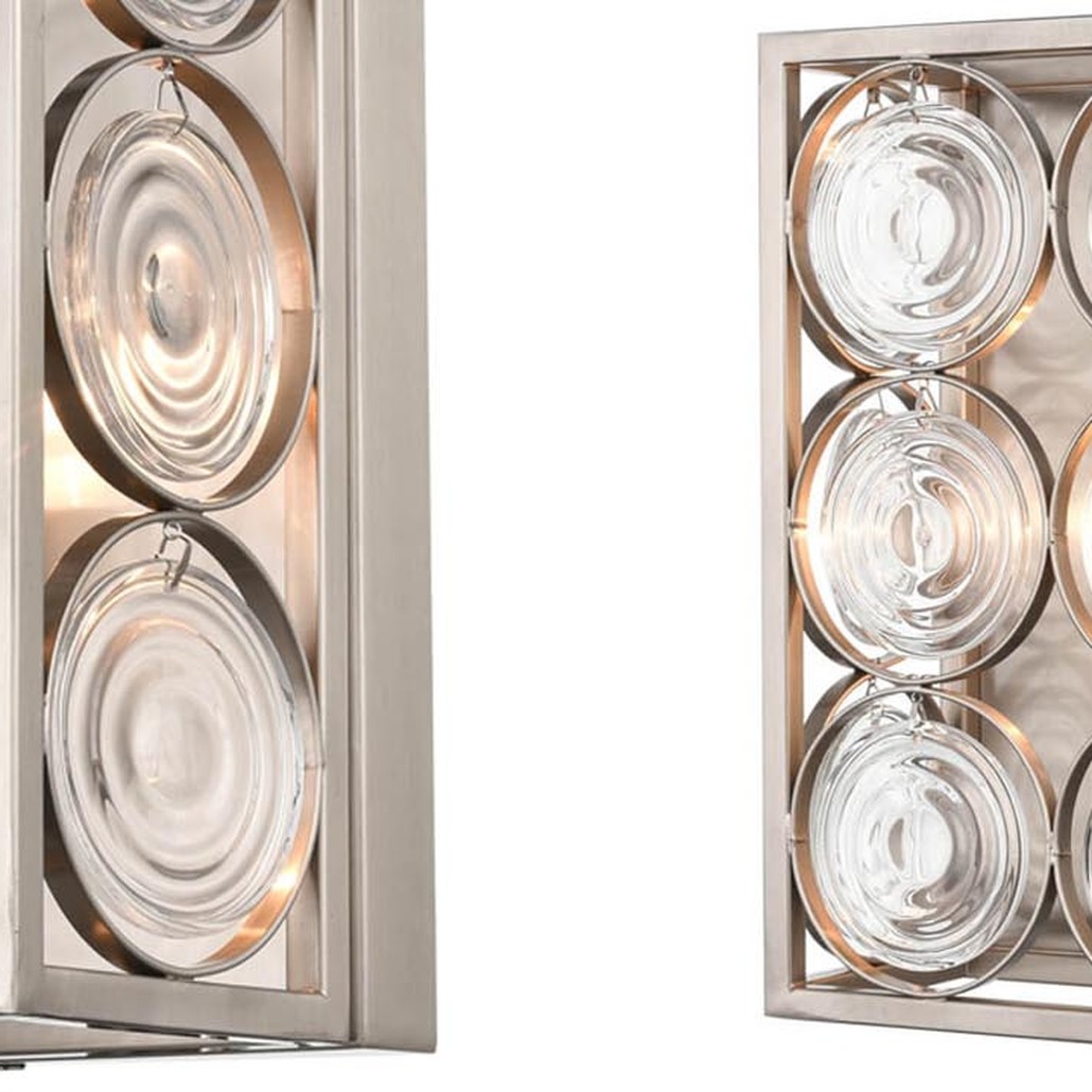 Бра Edalina Sconce nickel satin