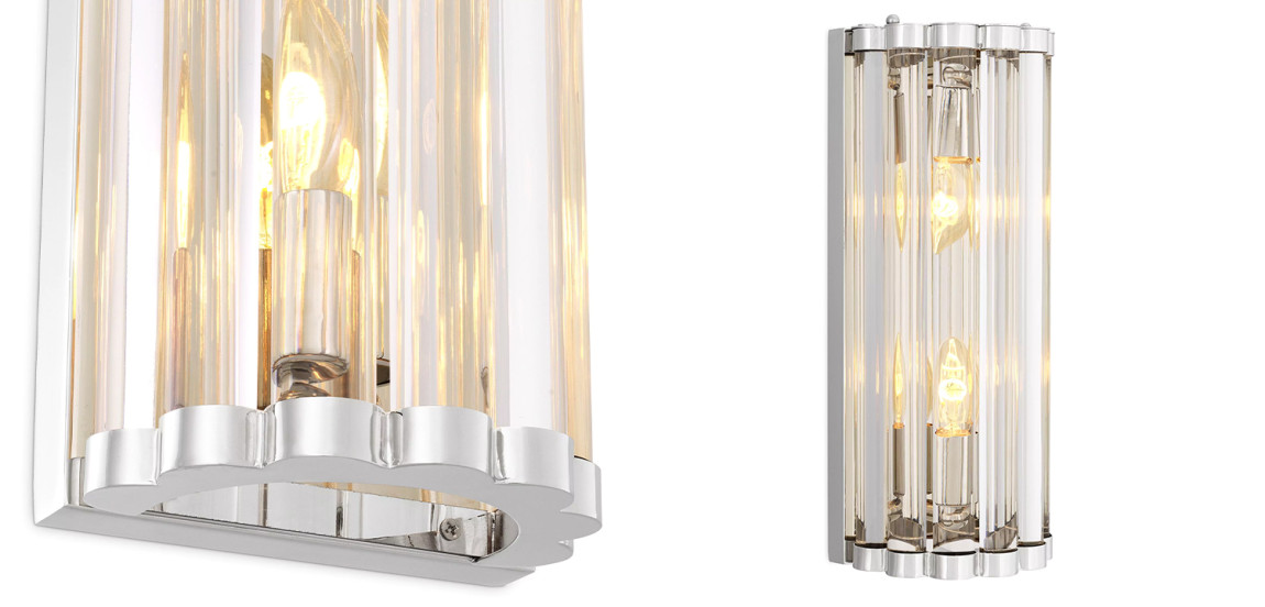 Бра Eichholtz Wall Lamp Amalfi S Nickel