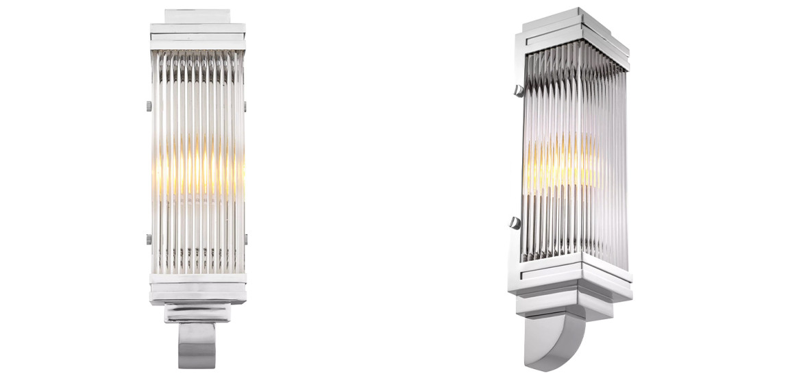 Бра Eichholtz Wall Lamp Bassett Nickel