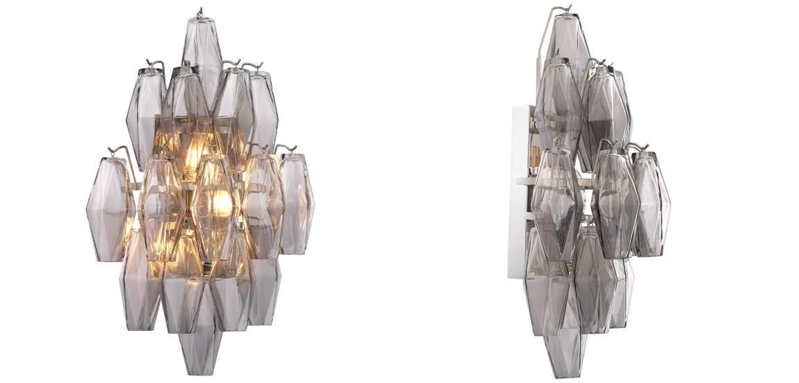 Бра Eichholtz Wall Lamp Benini Smoke