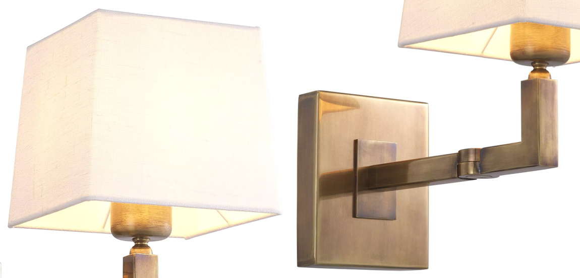 Бра Eichholtz Wall Lamp Cambell Brass
