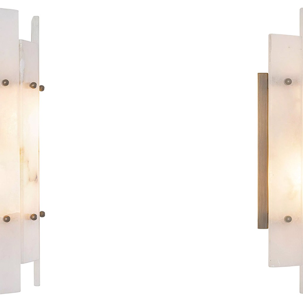 Бра Eichholtz Wall Lamp Caprera Alabaster