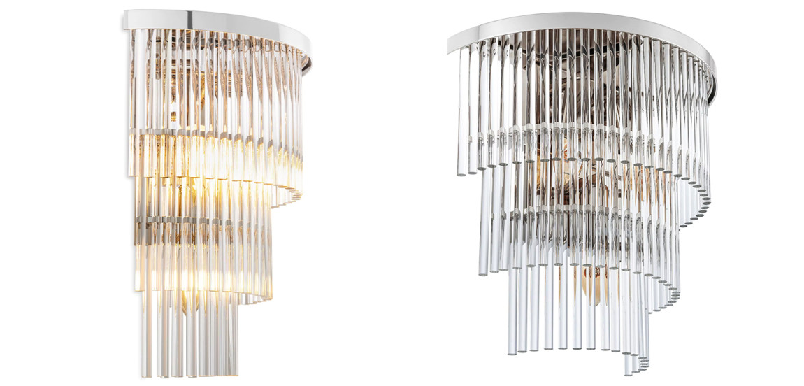 Бра Eichholtz Wall Lamp East Nickel