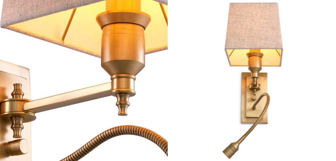 Бра Eichholtz Wall Lamp Ellington Brass