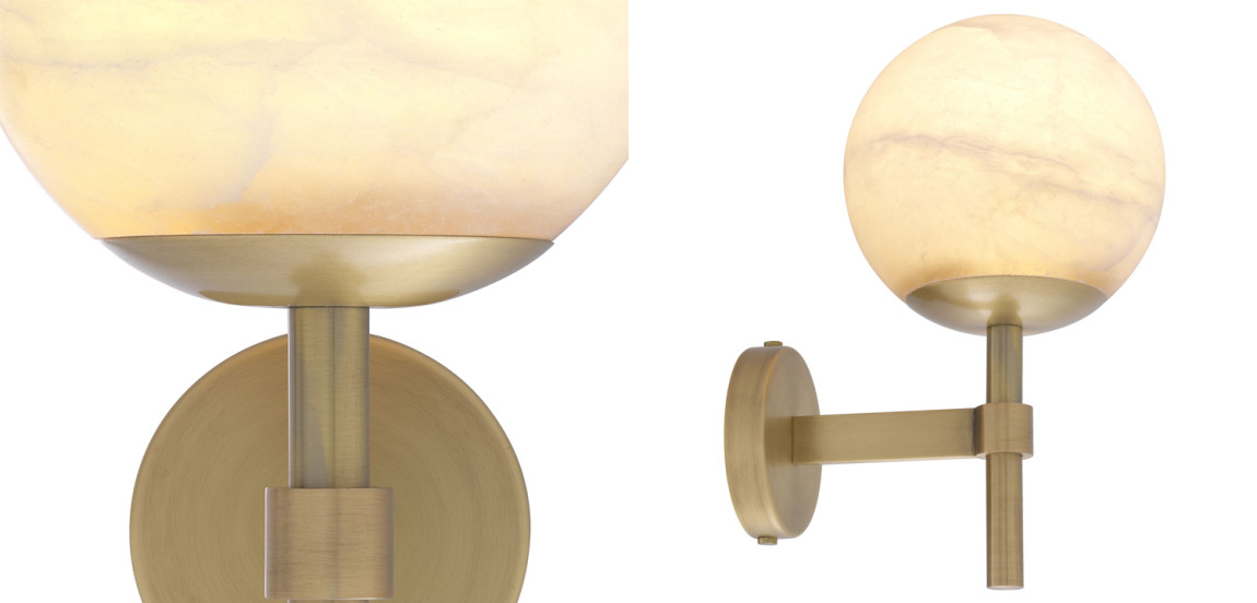 Бра Eichholtz Wall Lamp Jade alabaster