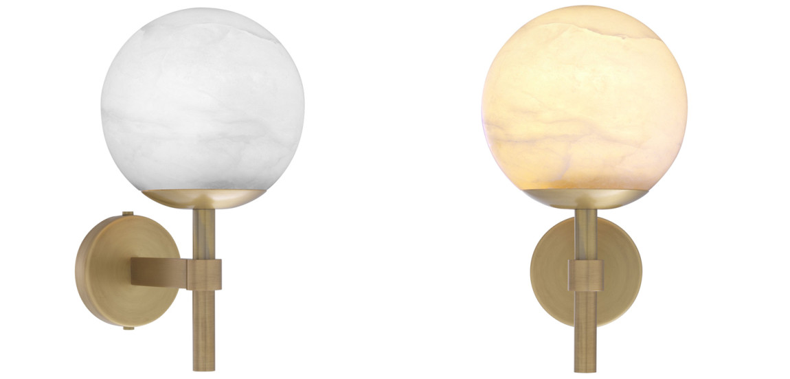 Бра Eichholtz Wall Lamp Jade alabaster