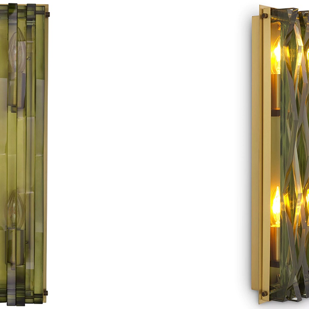 Бра Eichholtz Wall Lamp Nuvola L Green
