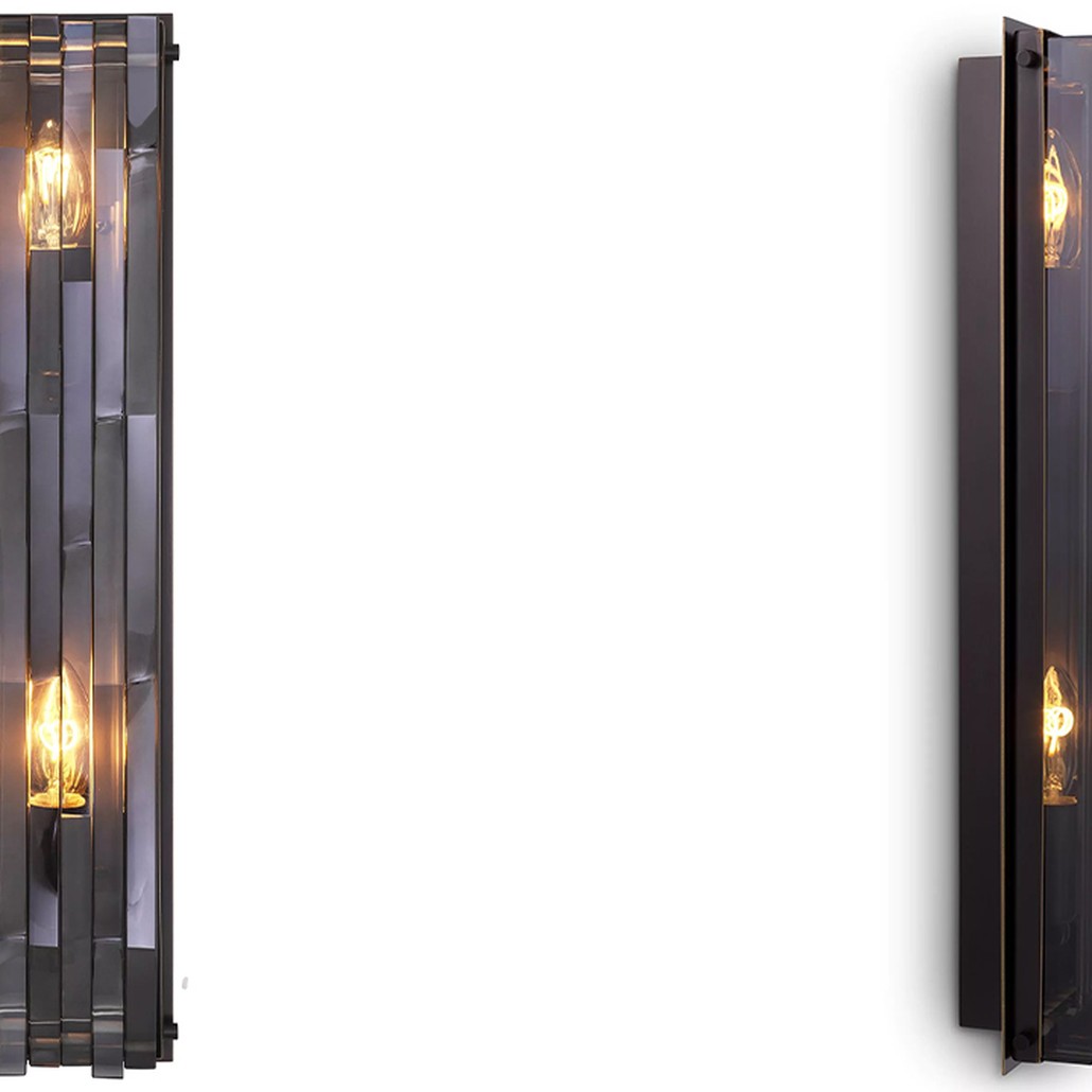 Бра Eichholtz Wall Lamp Nuvola L Smoke