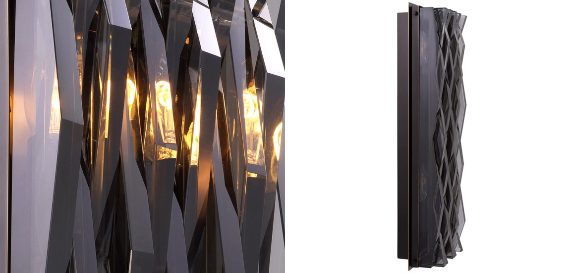 Бра Eichholtz Wall Lamp Nuvola L Smoke