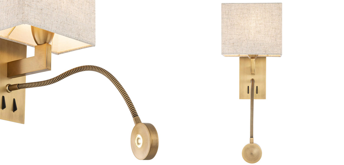 Бра Eichholtz Wall Lamp Reading Linen