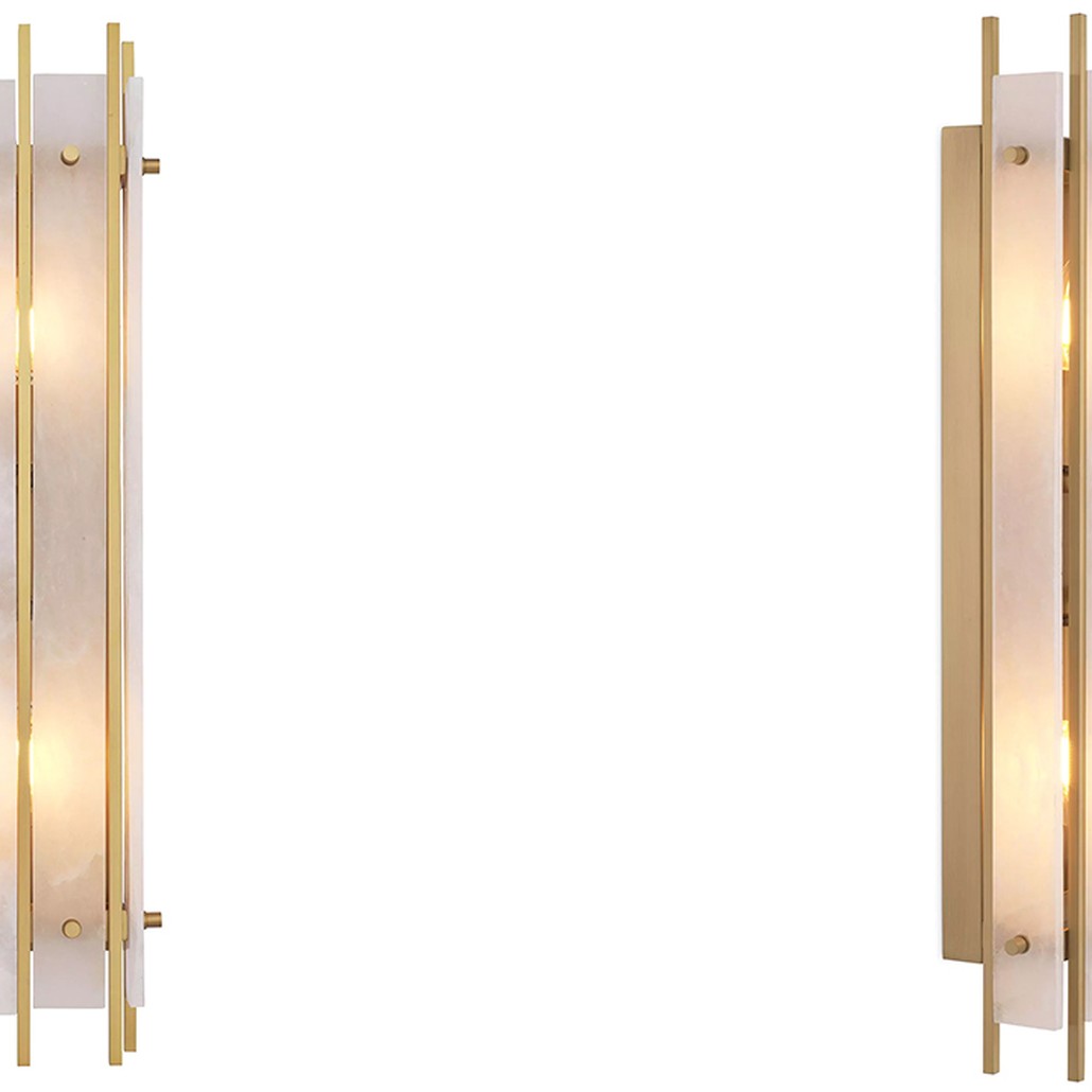 Бра Eichholtz Wall Lamp Sparks L Alabaster