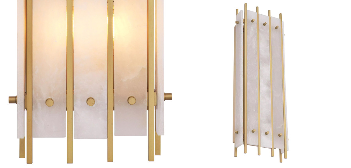 Бра Eichholtz Wall Lamp Sparks L Alabaster
