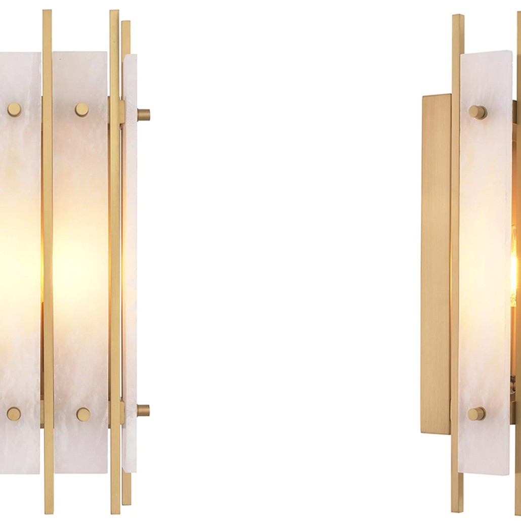 Бра Eichholtz Wall Lamp Sparks S Alabaster