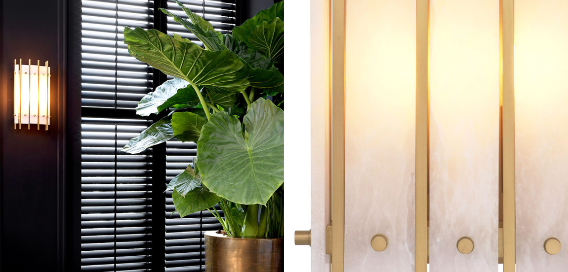 Бра Eichholtz Wall Lamp Sparks S Alabaster