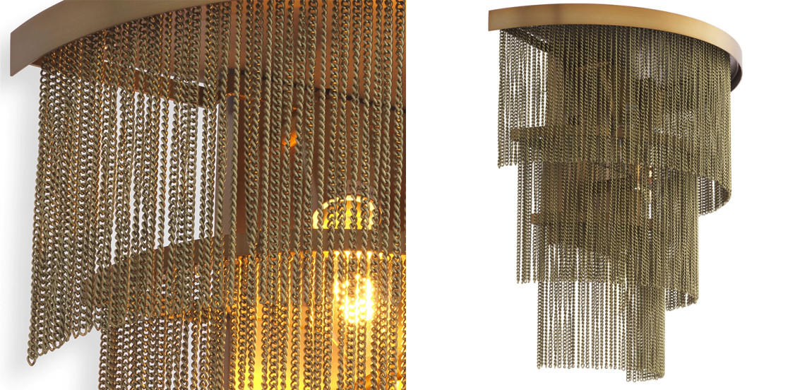 Бра Eichholtz Wall Lamp Tissot Brass