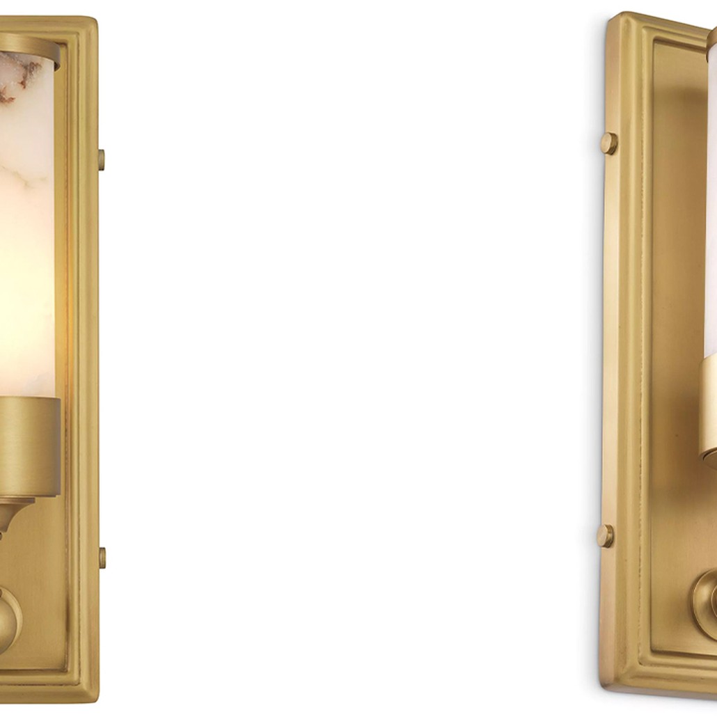 Бра Eichholtz Wall Lamp Valentine Alabaster