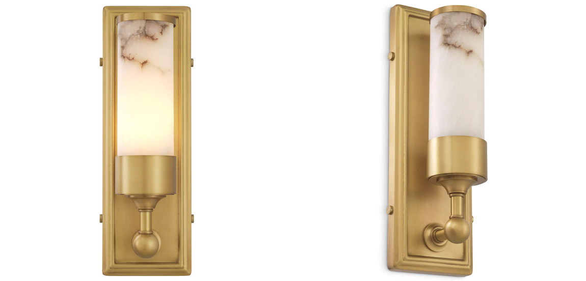 Бра Eichholtz Wall Lamp Valentine Alabaster