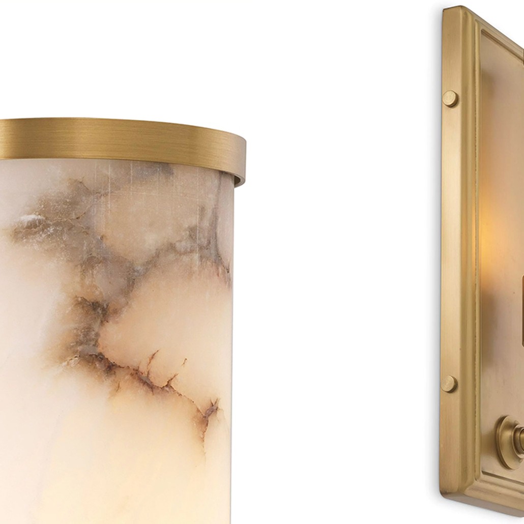 Бра Eichholtz Wall Lamp Valentine Alabaster