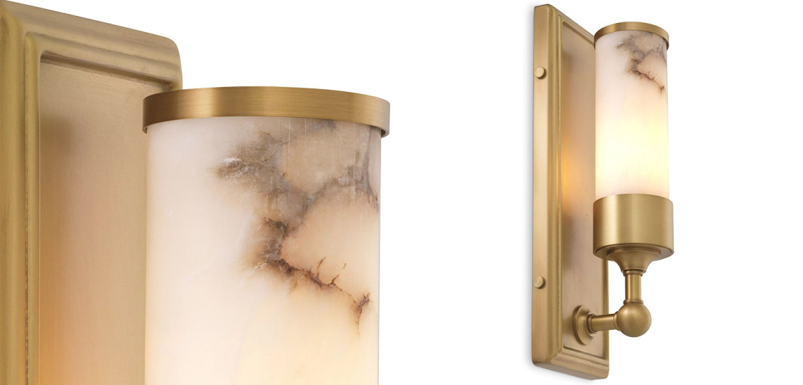 Бра Eichholtz Wall Lamp Valentine Alabaster