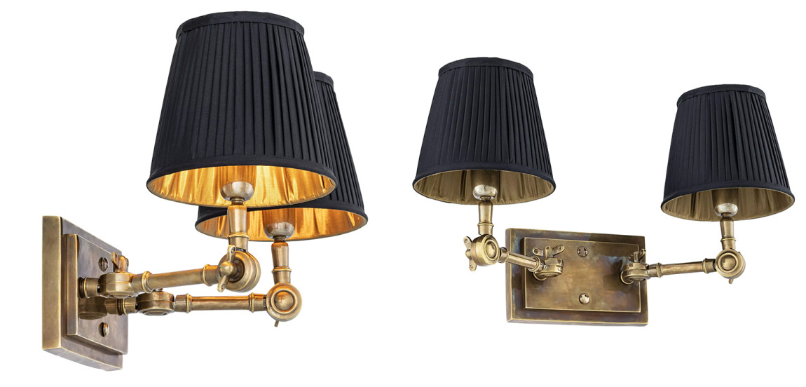 Бра Eichholtz Wall Lamp Wentworth Double Brass