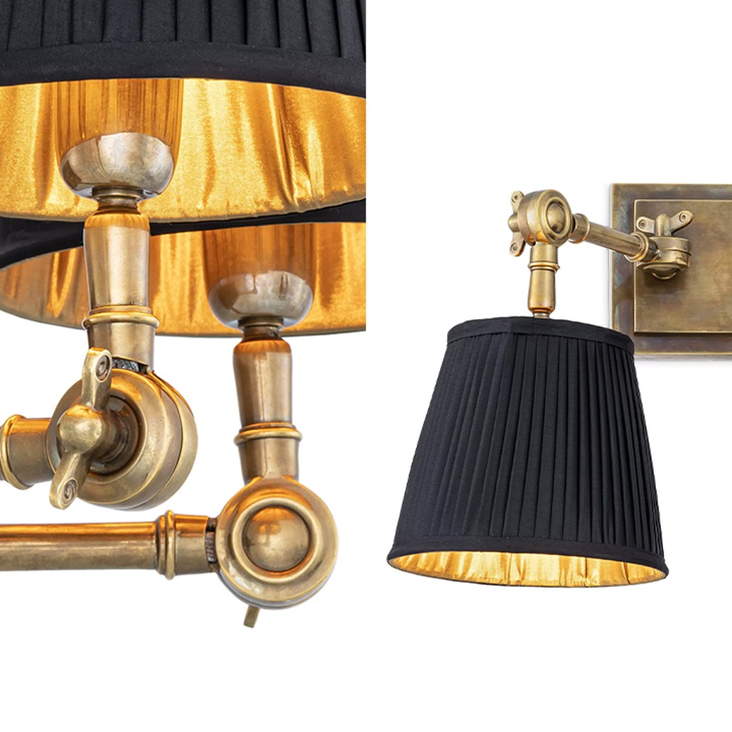 Бра Eichholtz Wall Lamp Wentworth Double Brass