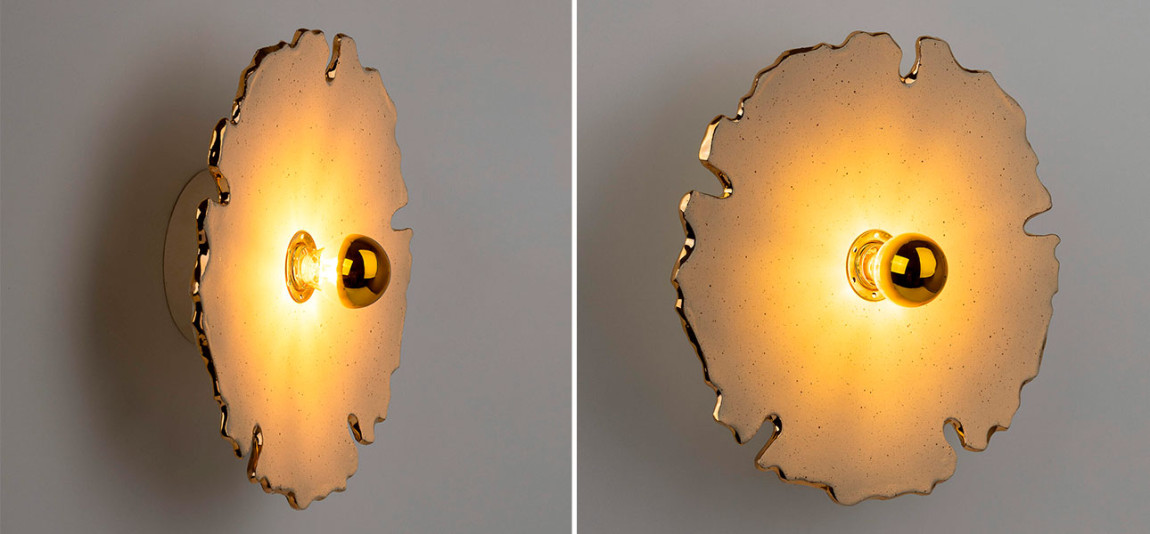 Бра FLOW gold / бра