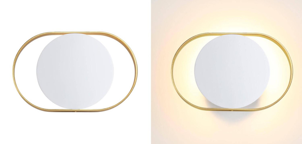 Бра Globo Ocular Sconce Oval White