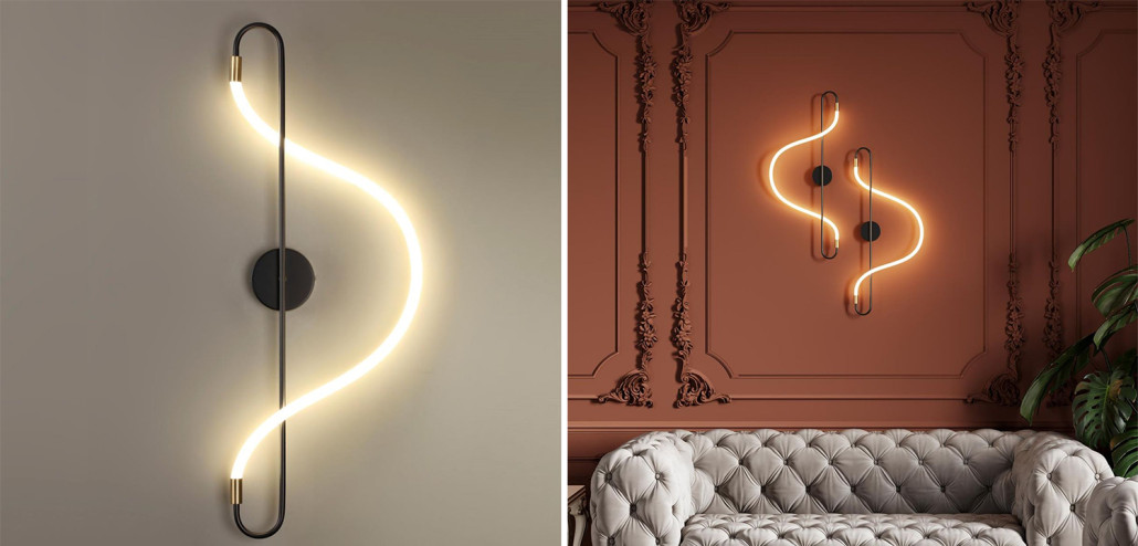 Бра GLORIFY WALL Black Wall lamp 80